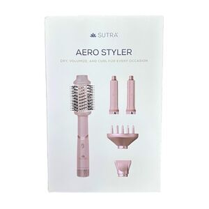 Sutra AERO Styler Dry, Volumize, & Curl - 5 Barrel Attachments - Rose Gold